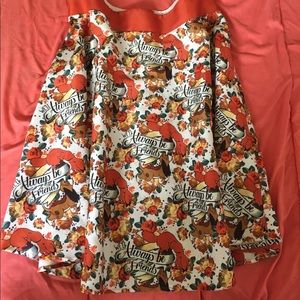 Fox and the Hound high waisted skirt